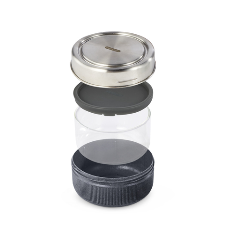 Lunsjskål Glass B+B 750 ml Granitt