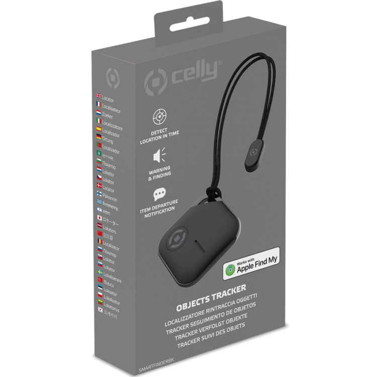 Celly Smart Tag Finder Svart