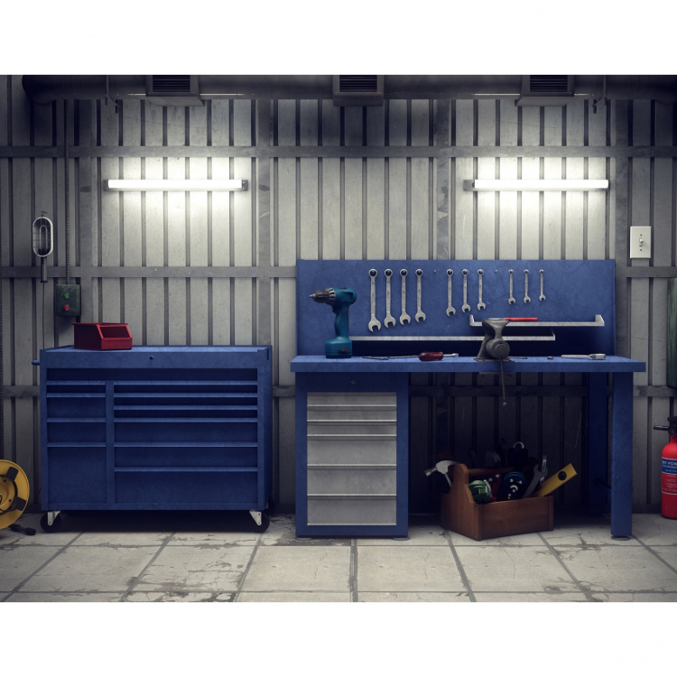 Philips ProjectLine Taklampe 120cm 34W 3400lm IP65