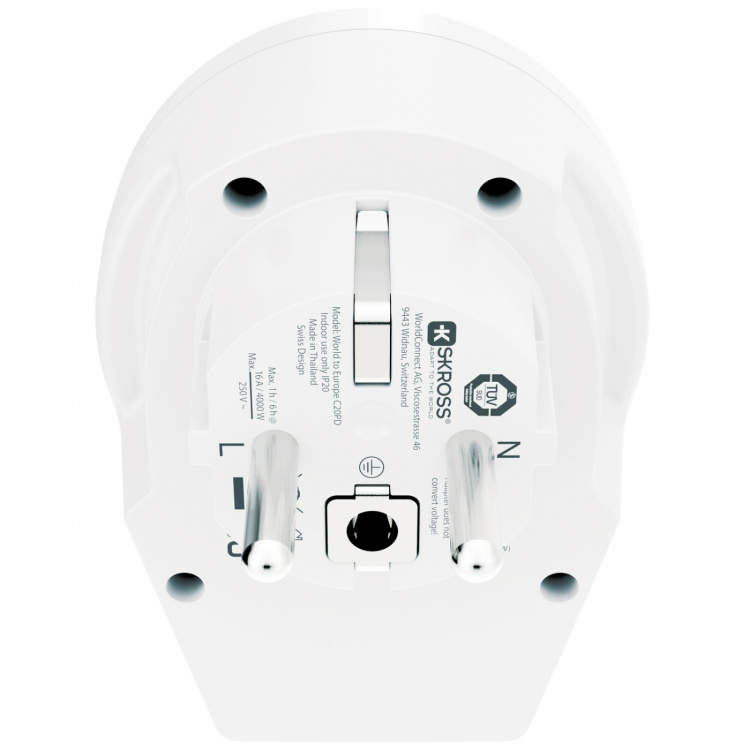 SKROSS C20PD reiseadapter Europa USB-C PD 20W SKROSS C20PD reiseadapter Europa USB-C PD 20W