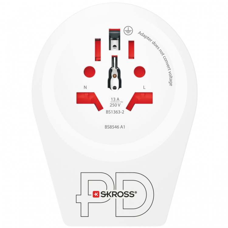SKROSS C20PD reiseadapter Europa USB-C PD 20W SKROSS C20PD reiseadapter Europa USB-C PD 20W