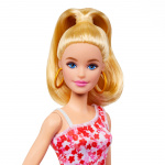 Barbie Fashionista Doll - Rosa blomstret kjole