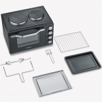 Severin Benkeplate med 2 plater 30l 2500W TO2074