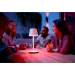 Philips Hue Go bærbar bordlampe hvit/salviegrønn
