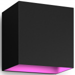 Philips Hue Resonate nedovervendt vegglampe hvit og Colour Ambiance svart Philips Hue Resonate nedovervendt vegglampe hvit og Colour Ambiance svart