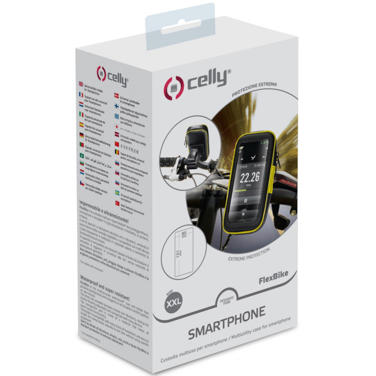 Celly Vannbestandig mobiltelefonholder for sykkel