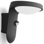 Philips Tyla Vegglampe Solar IR-sensor Ultraeffektiv LED 255lm IP44 Antracitt