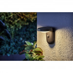 Philips Tyla Vegglampe Solar IR-sensor Ultraeffektiv LED 255lm IP44 Antracitt