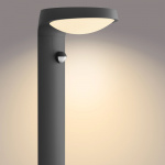Philips Tyla Solcell IR-sensor Ultraeffektiv LED-lampe 255lm IP44 Antracitt