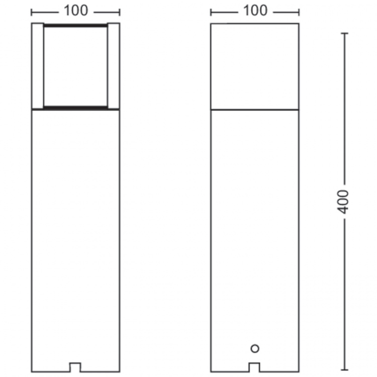 Philips GardenLink Arbour-piedestal varm hvit antracitt