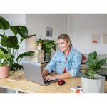 Trust Yvi+ Trådløs mus i øko-design, rød