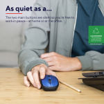 Trust Yvi+ Trådløs mus i øko-design, blå Trust Yvi+ Trådløs mus i øko-design, blå