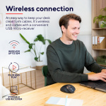 Trust Fyda trådløs mus Eco Black Trust Fyda trådløs mus Eco Black