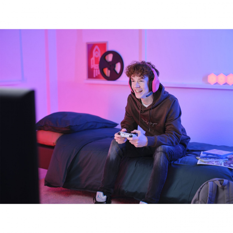 Trust GXT 415P Zirox spillhodesett rosa