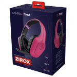 Trust GXT 415P Zirox spillhodesett rosa