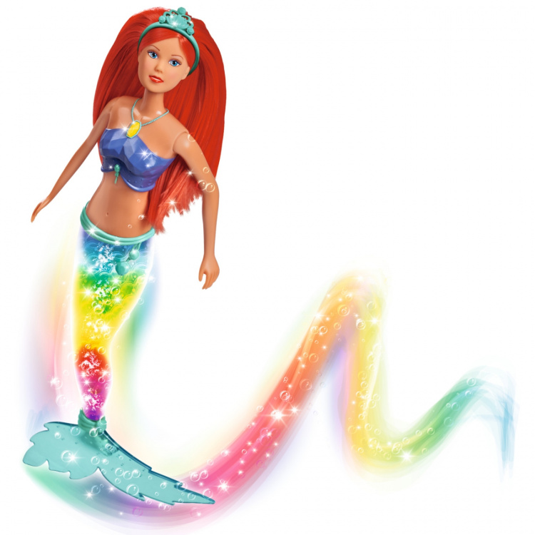 Simba Toys Steffi Love Havfrue med strålende regnbuefinne