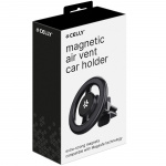 Celly GHOSTMAG Pro MagSafe bilholder for viftegitter Aluminium