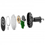 Celly GHOSTSUPERMAGCH MagSafe bilholder med trådløs lading