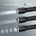 Varta Aluminium Light F20 Pro lommelykt 250 lm