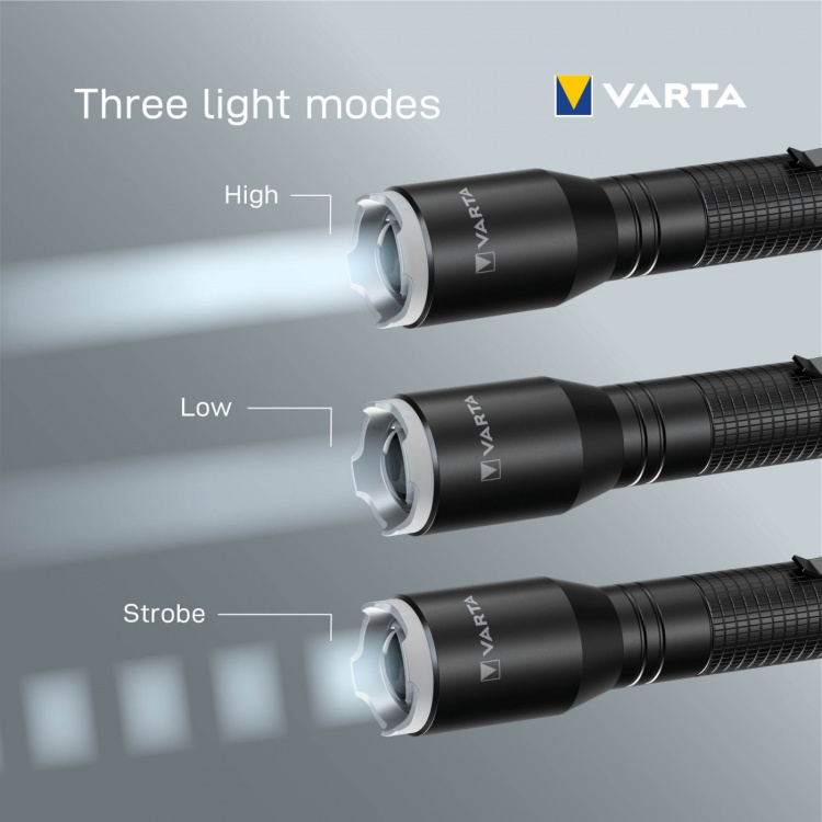 Varta Aluminium Light F20 Pro lommelykt 250 lm