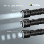 Varta Aluminium Light F30 Pro lommelykt 400 lm Varta Aluminium Light F30 Pro lommelykt 400 lm