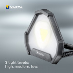 Varta Work Flex Stadium Light Arbeidslys oppladbart IP54 1450 lm Varta Work Flex Stadium Light Arbeidslys oppladbart IP54 1450 lm