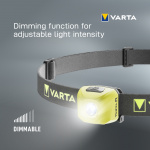 Varta Outdoor Sports Ultralight H30R hodelykt 300 lm gul