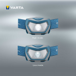 Varta Outdoor Sports H10 Pro hodelykt 100 lm blå Varta Outdoor Sports H10 Pro hodelykt 100 lm blå