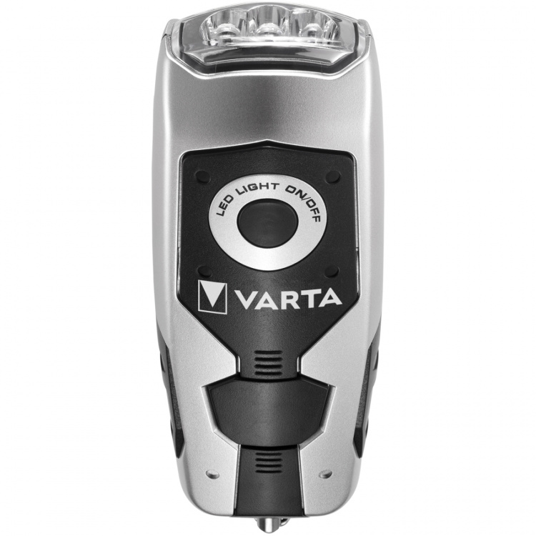 Varta Dynamo Light sveivelykt 28 lm sølv