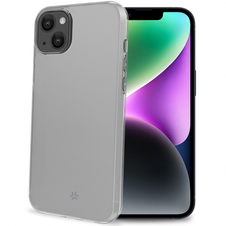 Celly Gelskin TPU-deksel iPhone 15 Transparent