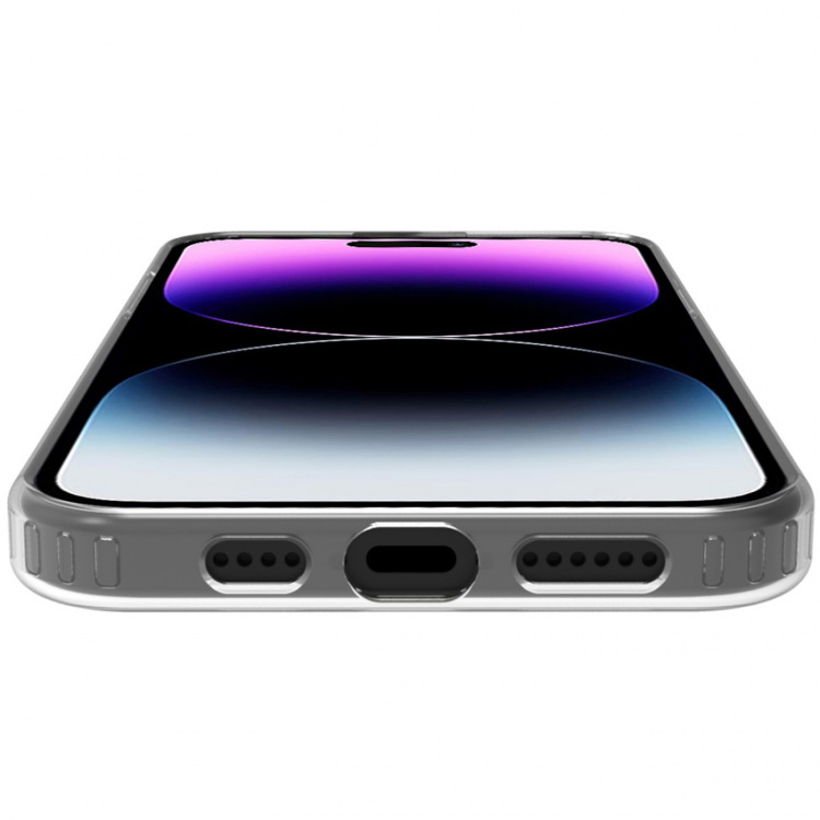 Celly Gelskinmag Magnetisk TPU-deksel iPhone 15 Pro Max Transparent Celly Gelskinmag Magnetisk TPU-deksel iPhone 15 Pro Max Transparent