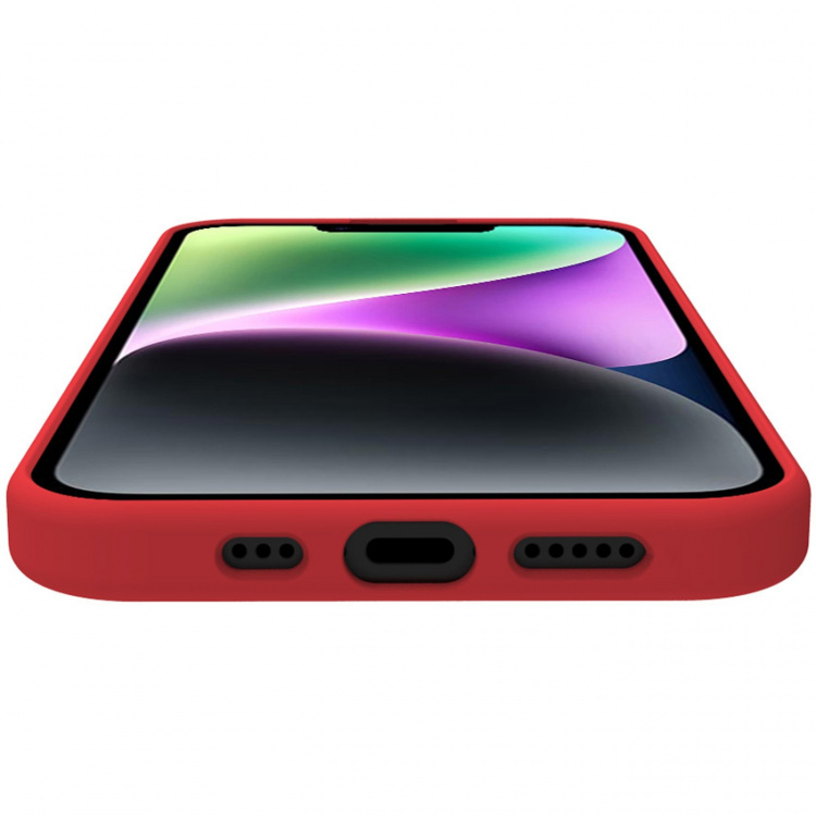Celly Cromo Soft gummideksel iPhone 15 Rød