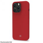 Celly Cromo Mykt gummideksel til iPhone 15 Pro Red