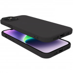 Celly Cromo Soft gummideksel iPhone 15 Plus Svart