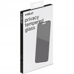 Celly Skjermbeskytter for personvern herdet glass iPhone 15