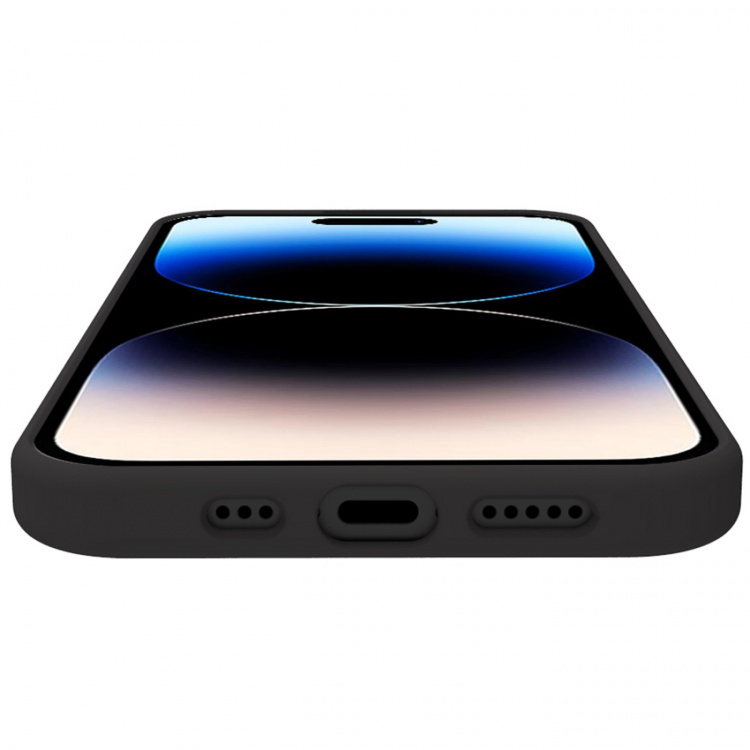 Celly Planet Mykt TPU-deksel GRS 100 % resirkulert TPU iPhone 15 Pro Svart