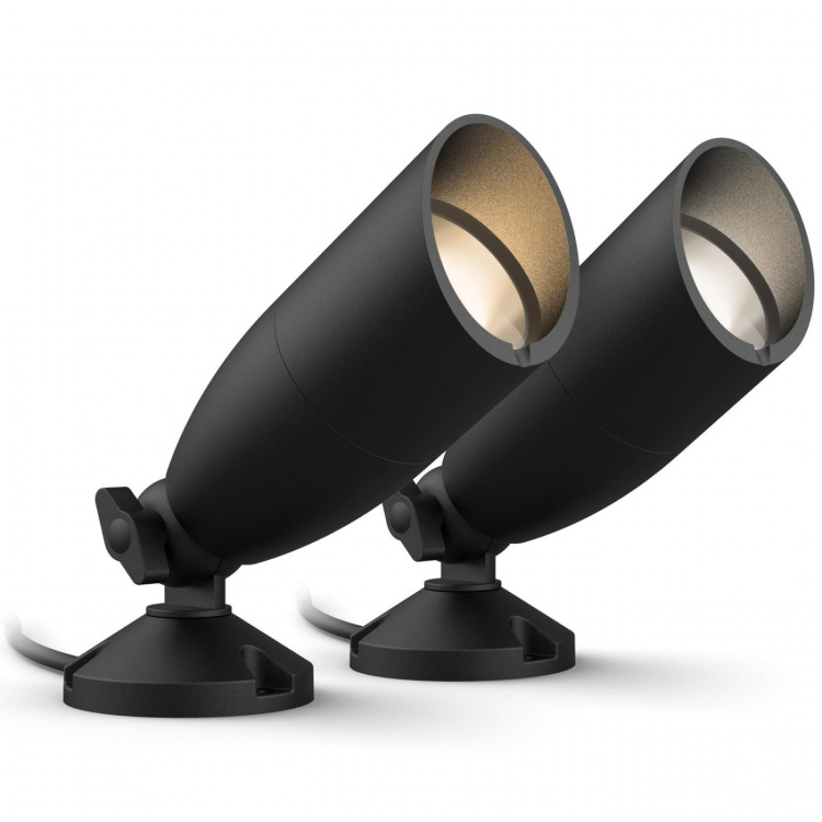 WiZ WiFi Smart LED-spotlight farge + varm-kald hvit 12 V startsett