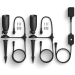 WiZ WiFi Smart LED-spotlight farge + varm-kald hvit 12 V startsett