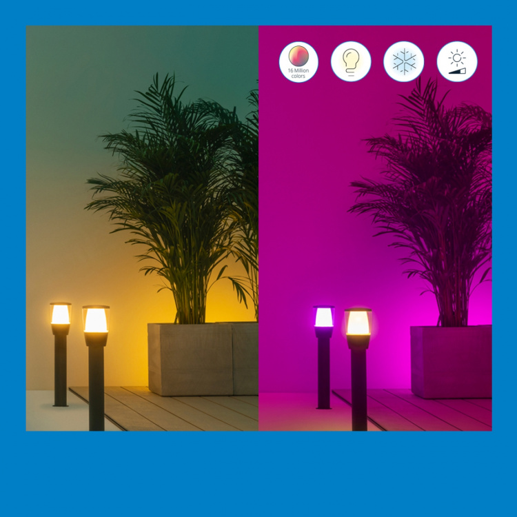 WiZ WiFi Smart Elpas-piedestal farge + varm-kald hvit 12V startpakke