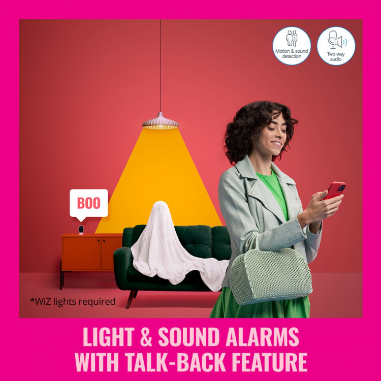 WiZ Innendørs kamera Full HD