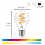 WiZ WiFi Smart LED E27 40W Filament Farge + Varm-kald hvit 470lm