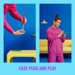 WiZ WiFi Smart LED E27 ST64 40W Filament Farge + Varm-kald hvit 470lm