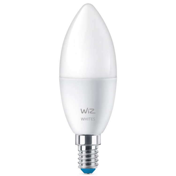 WiZ WiFi Smart LED E14 Crown 40W varm-kald hvit 470 lm 3-pk