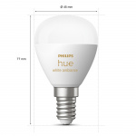 Philips Hue White Ambiance E14 Sphere 470 lm 1-pk