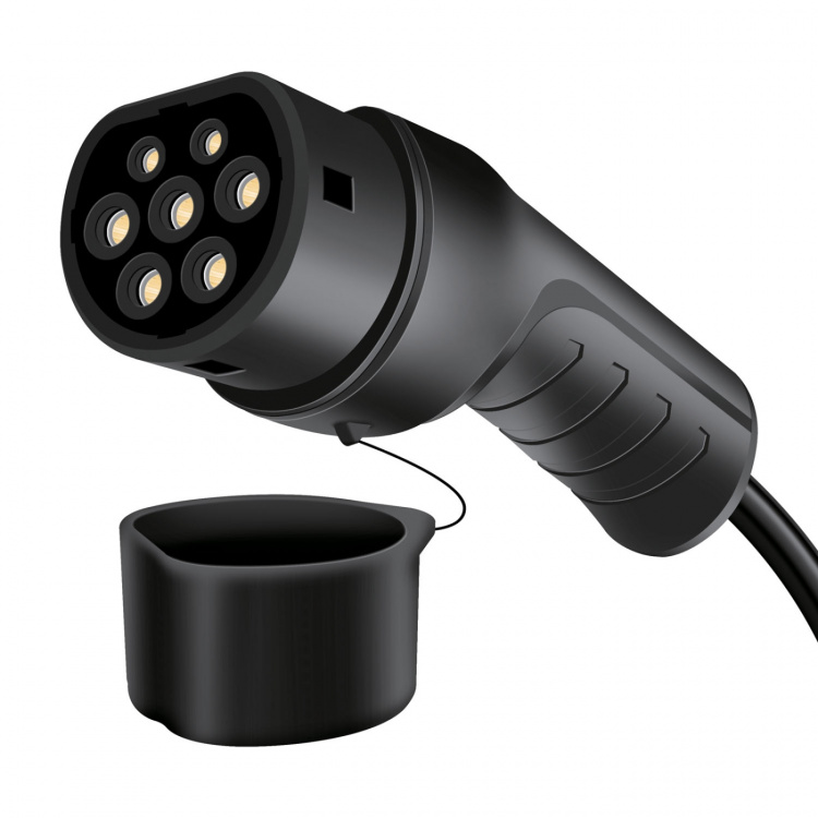 LogiLink Ladekabel for elbil Type 2 3-fase 20A 11kW 7,5m LogiLink Ladekabel for elbil Type 2 3-fase 20A 11kW 7,5m