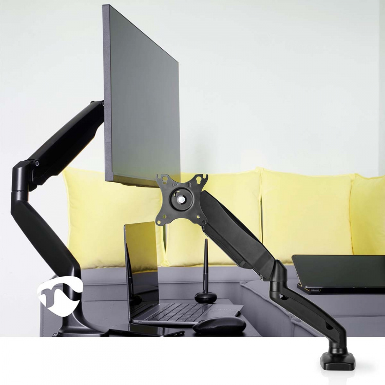 Nedis Desk Monitor Mount | Gassfjær | 1 Skjerm | 15 - 32 
