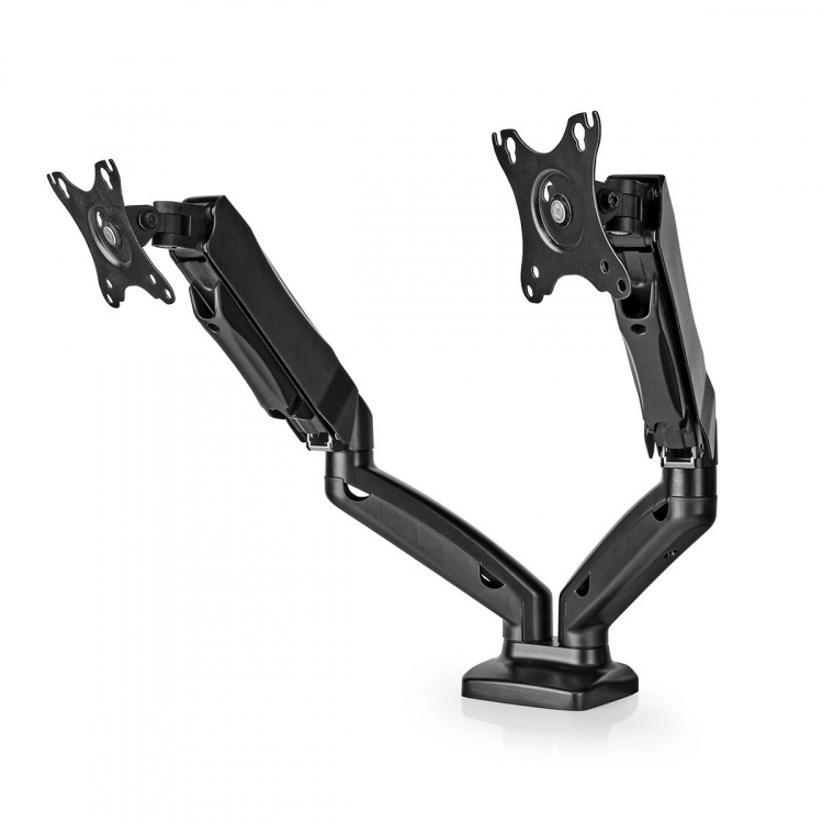 Nedis Desk Monitor Mount | Gassfjær | 2 Skjermer | 15 - 32 