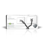 Nedis Desk Monitor Mount | Gassfjær | 2 Skjermer | 15 - 32 