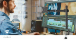 Nedis Desk Monitor Mount | 1 Skjerm(er) | 15 - 32  Nedis Desk Monitor Mount | 1 Skjerm(er) | 15 - 32