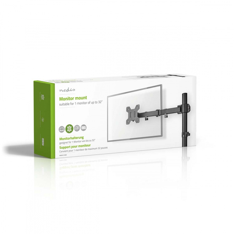 Nedis Desk Monitor Mount | 1 Skjerm(er) | 15 - 32  Nedis Desk Monitor Mount | 1 Skjerm(er) | 15 - 32